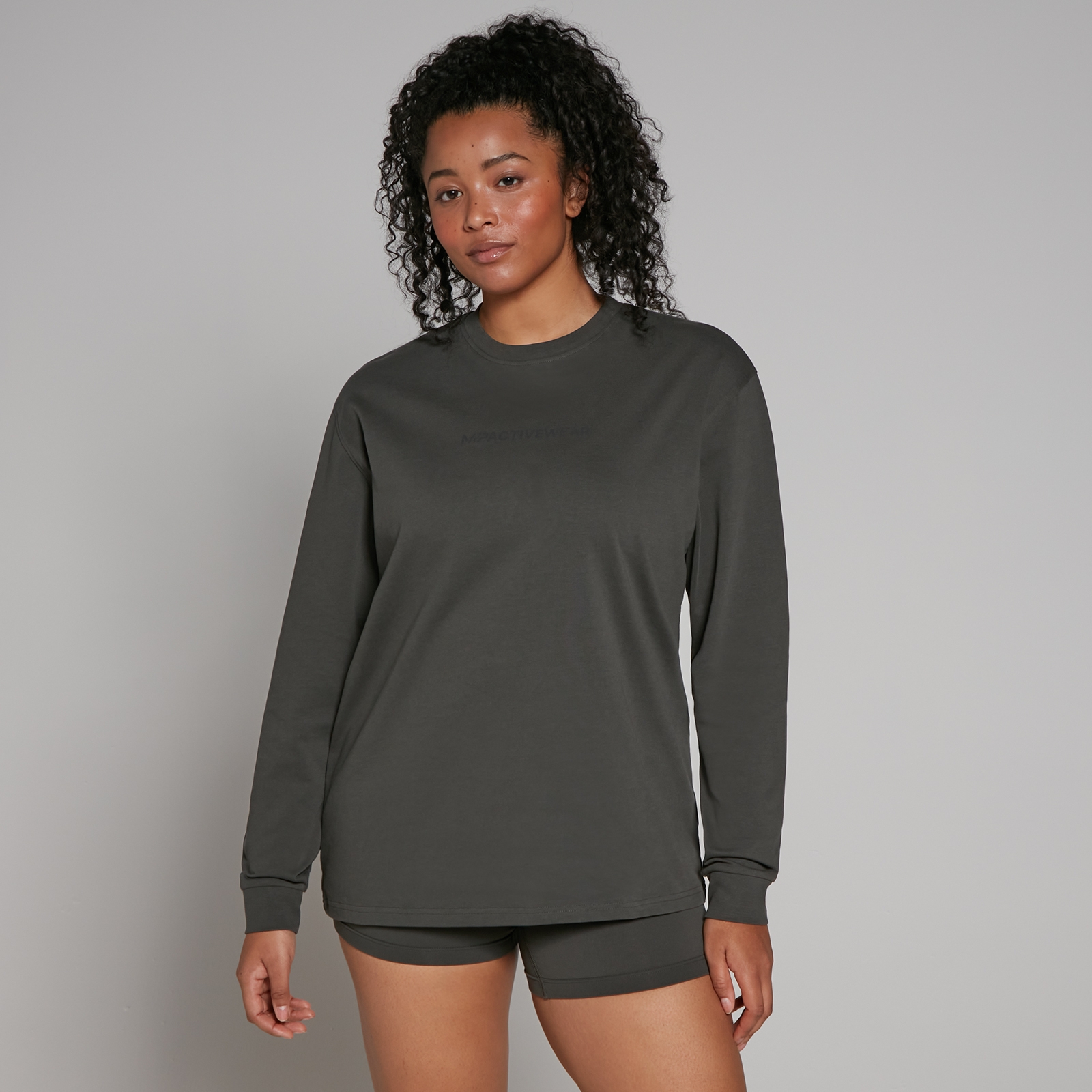 MP Women's Rest Day Oversized Long Sleeve T-Shirt - Taupe Green - M von MP