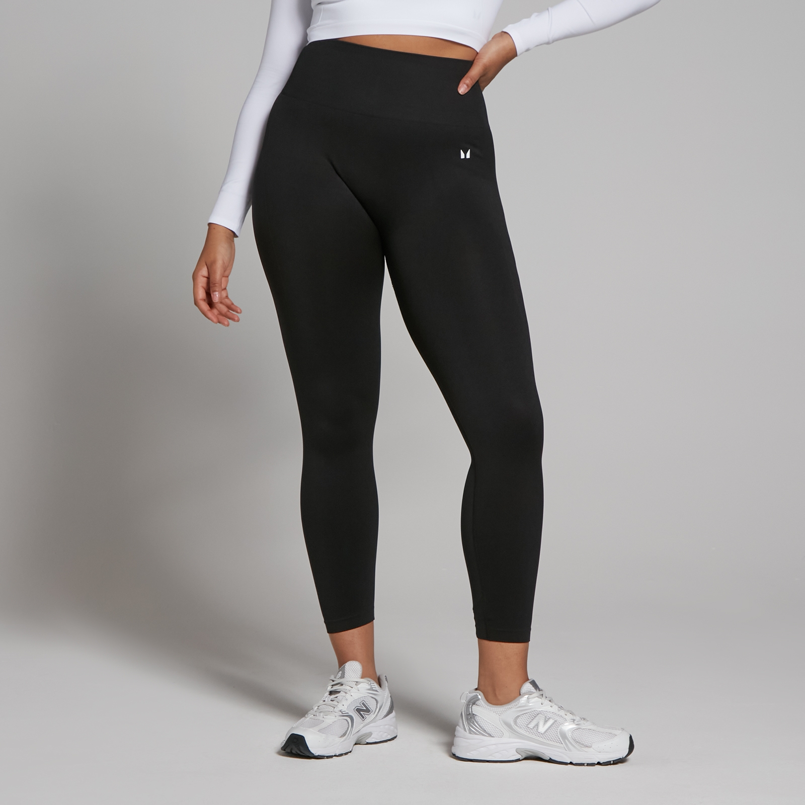 MP Women's Shape Seamless 7/8 Leggings - Black - M von MP