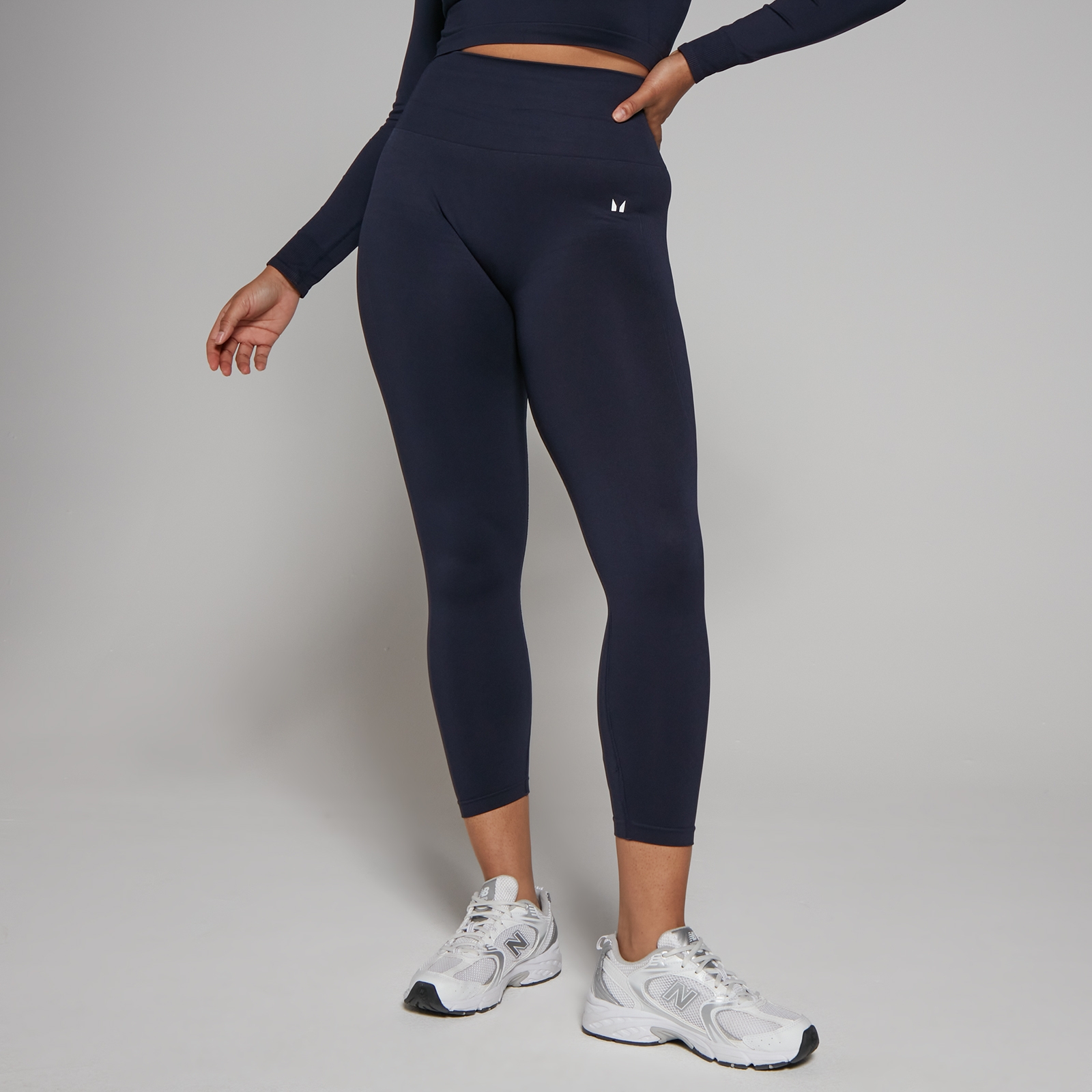 MP Women's Shape Seamless 7/8 Leggings - Navy - L von MP