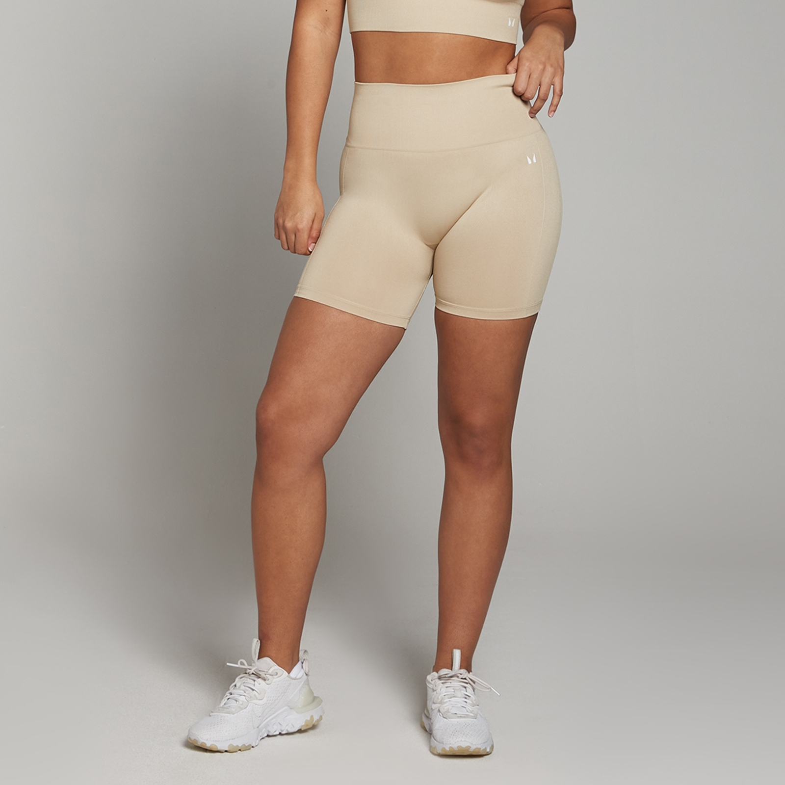 MP Women's Shape Seamless Cycling Shorts - Sandstone - L von MP