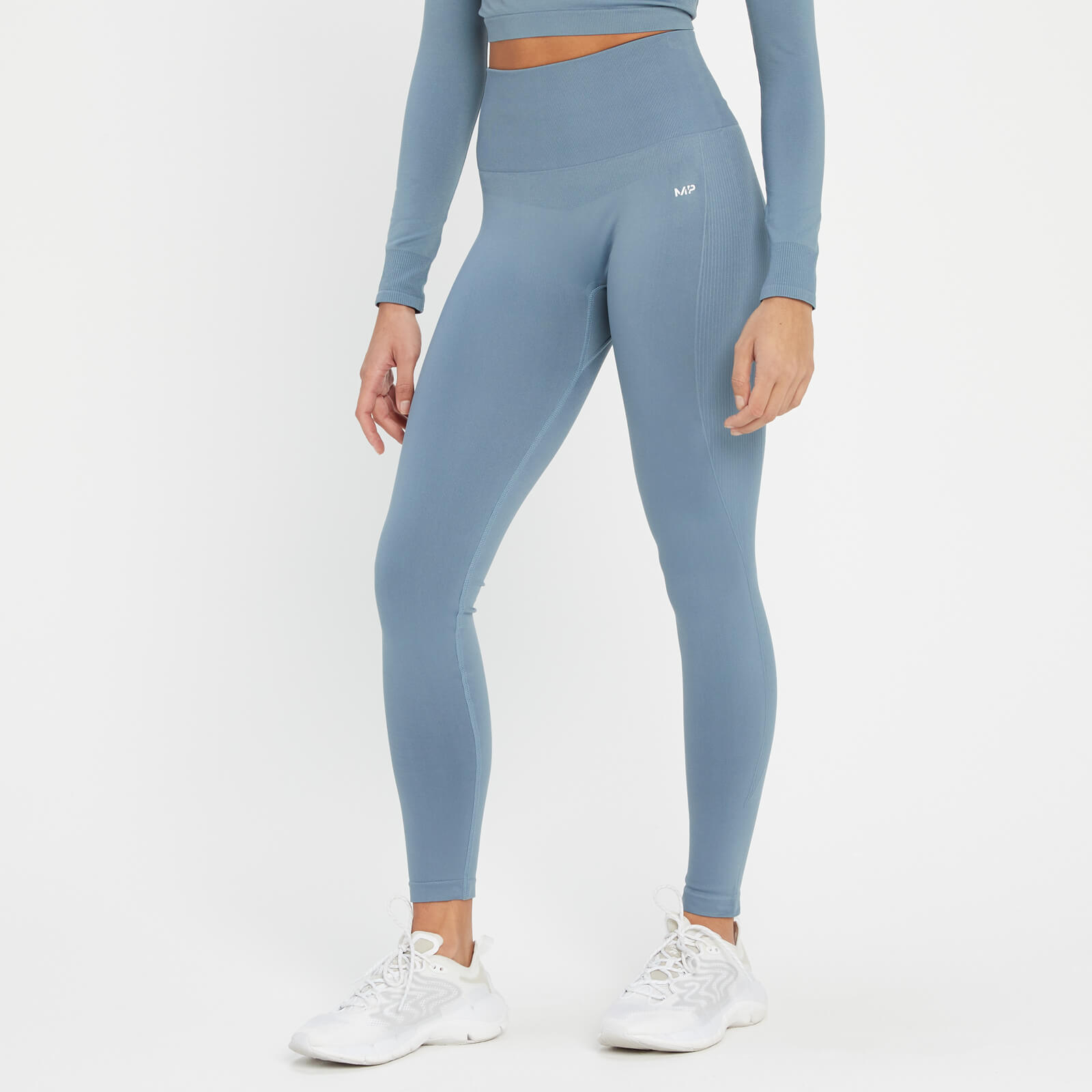 MP Women's Shape Seamless Leggings - Pebble Blue - S von MP