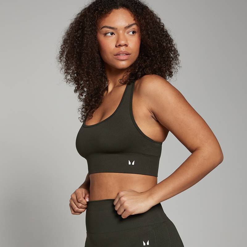 MP Women's Shape Seamless Sports Bra - Forest Green - L von MP