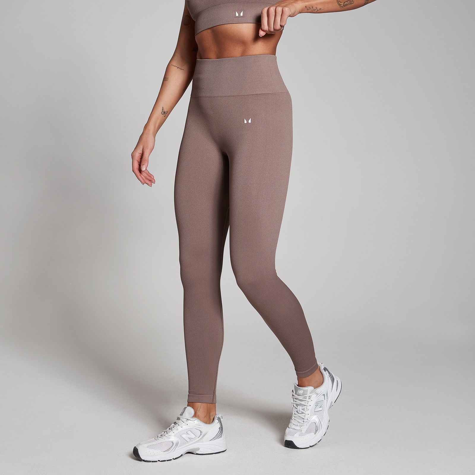 MP Women's Tempo Rib Seamless Leggings - Hazelnut - M von MP