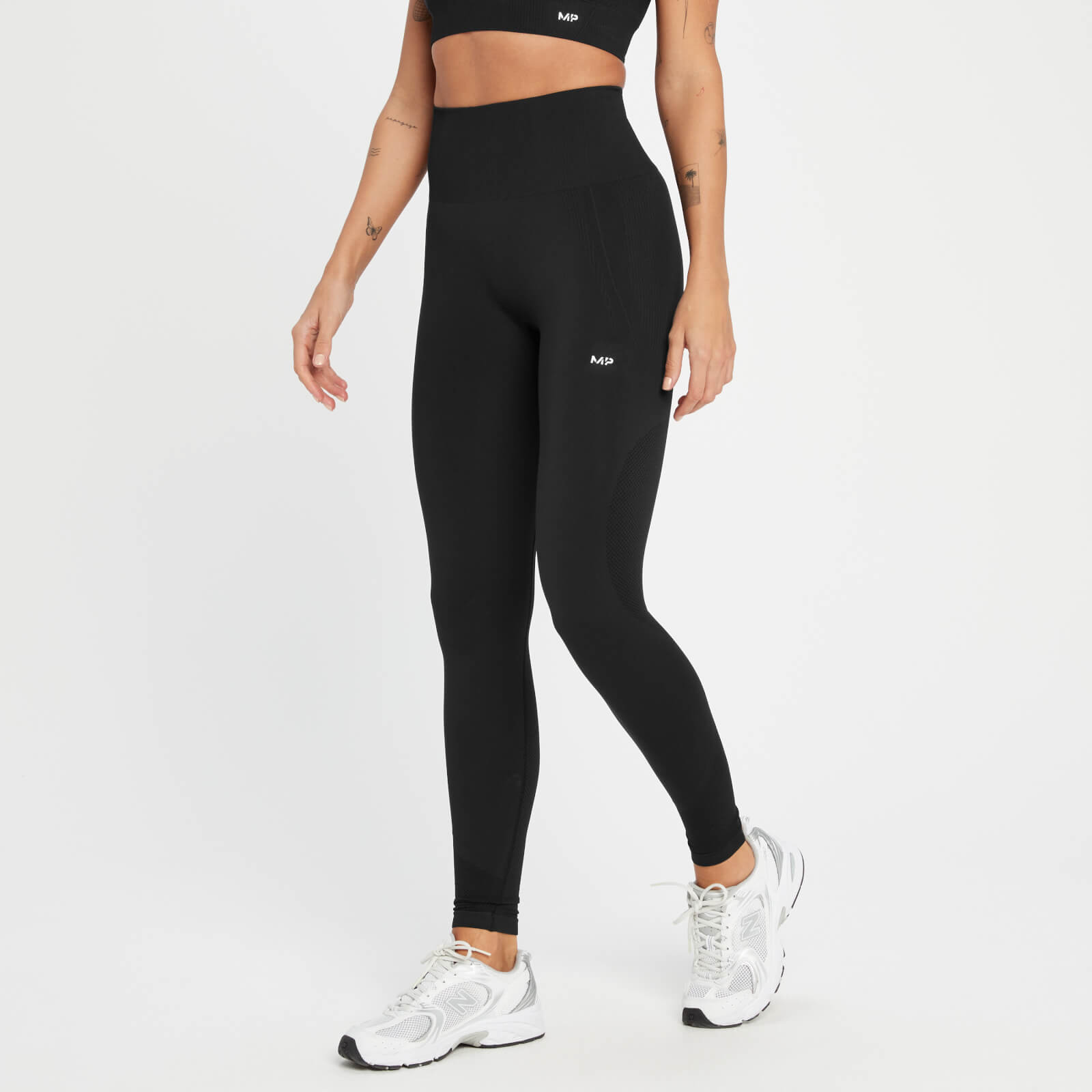 MP Women's Tempo Tonal Seamless Leggings - Black - XL von MP