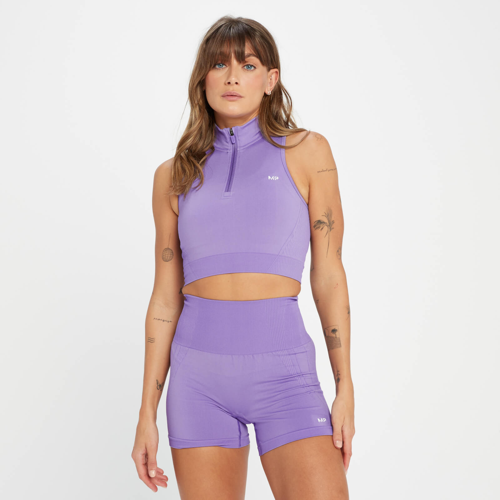 MP Women's Tempo Tonal Seamless Vest - Electric Lilac - L von MP