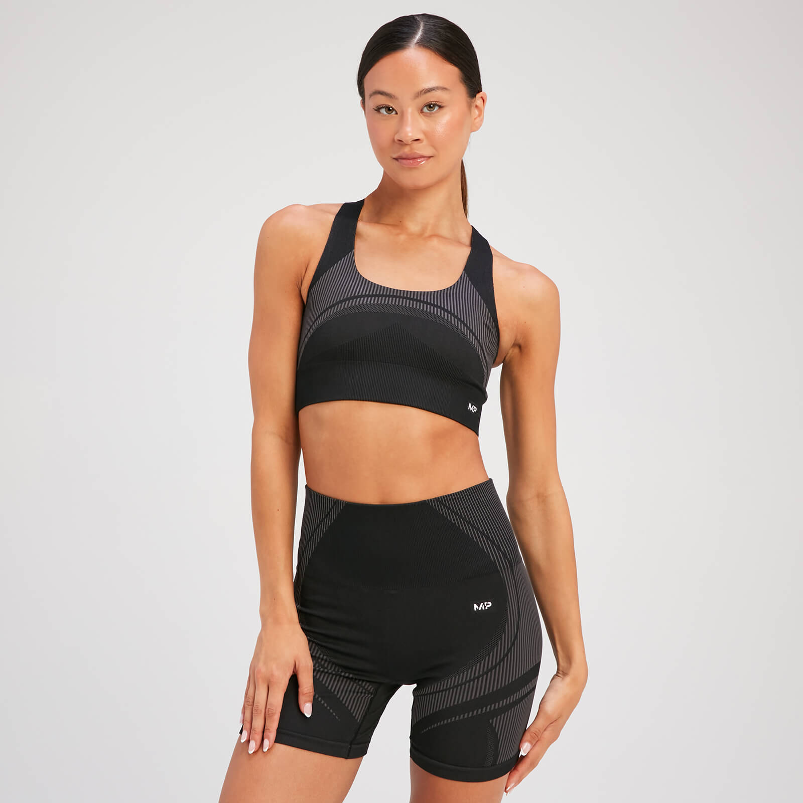 MP Women's Tempo Ultra Seamless Sports Bra - Black - L von MP