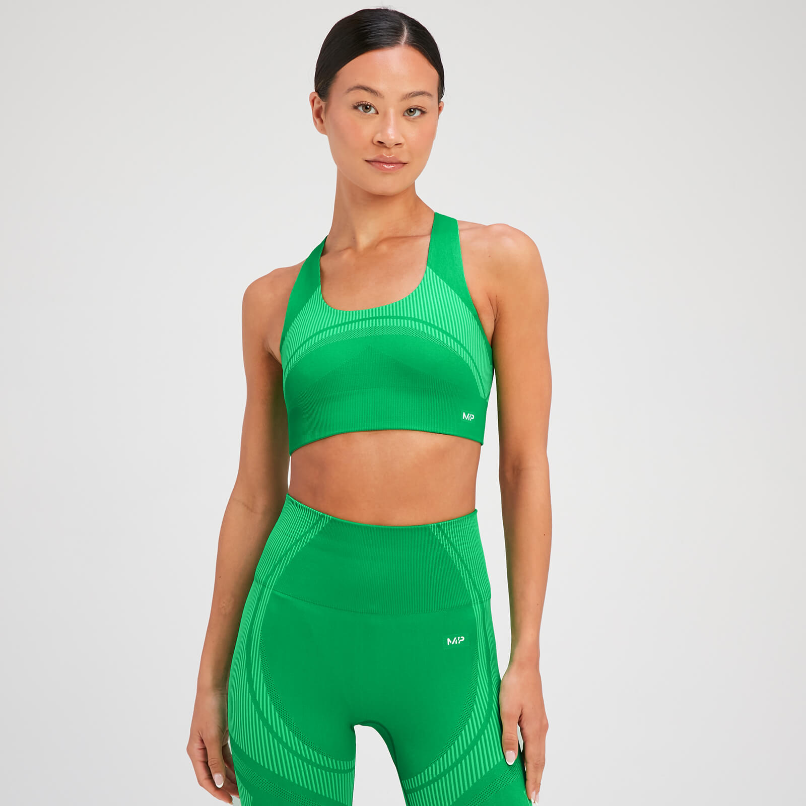 MP Women's Tempo Ultra Seamless Sports Bra - Bright Green - L von MP