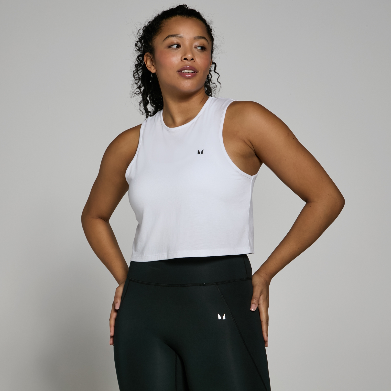 MP Women's Training Cropped Vest - White - L von MP