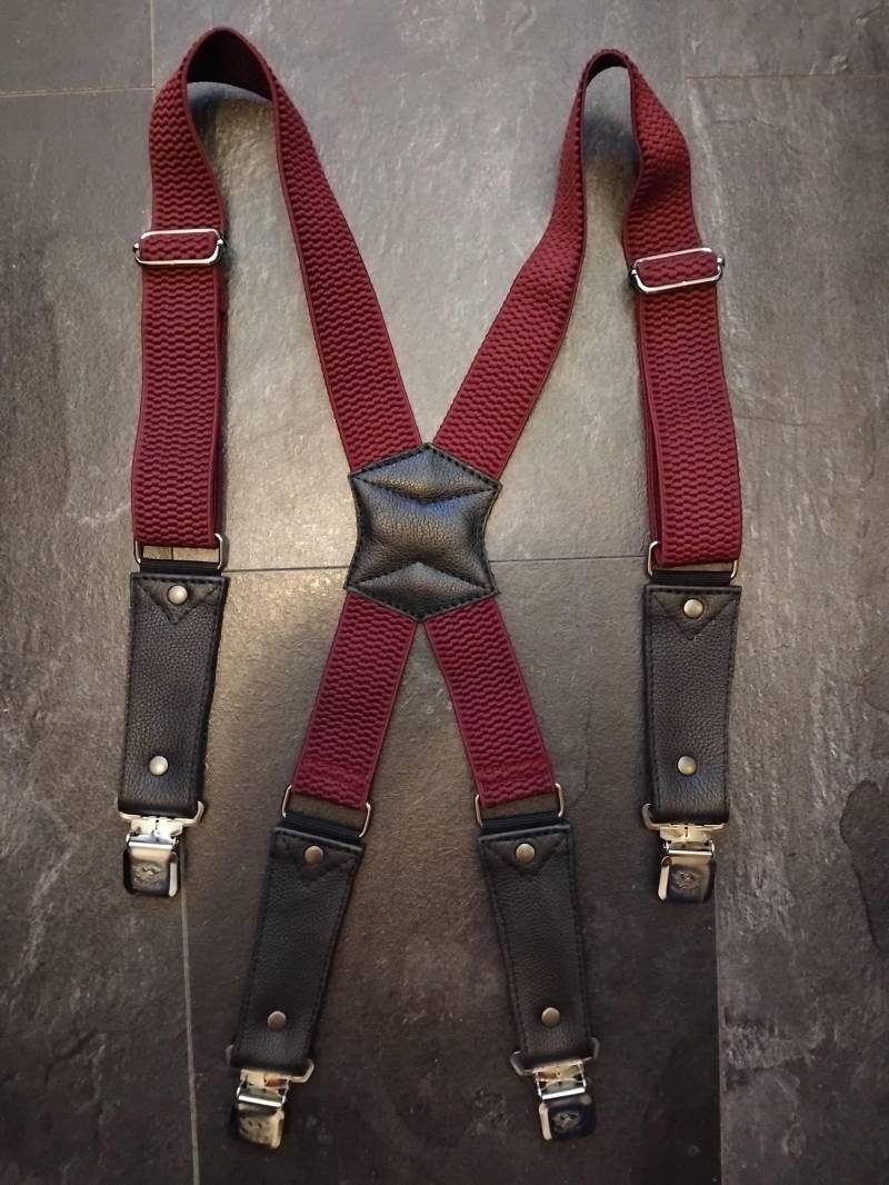 Hosenträger Aus Leder. Hosenträger-Schwarz.gummi Bordeaux.handarbeit.passend Alle Größen M-5x Hosenträger Aus Leder. Hosenträger-Schwarz.gummi Bordeaux.handarbeit.passend Alle Größen M-5x von MPBikerTailor