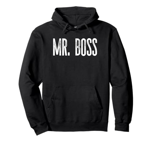 Lustiger Mr. Boss Lustiger Gag Neuheit Herren Humor Pullover Hoodie von MPL Mr. Boss Fun Man Tees