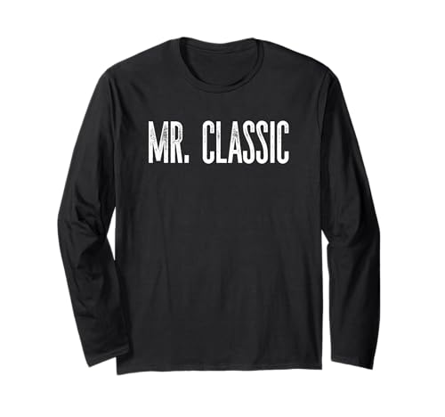 Lustiger Mr. Classic Fun Gag Neuheit Herren Humor Langarmshirt von MPL Mr. Classic Fun Man Tees