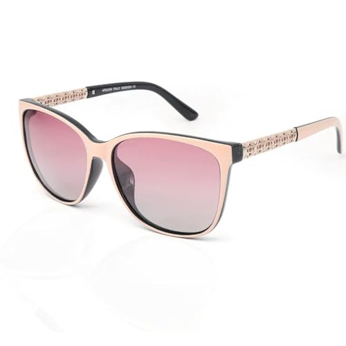 Damen Sonnenbrille Mirror Beach Travel Essential Produkt-2359-Pink Rot von MPOWRX
