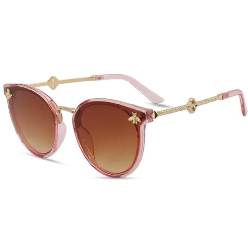 MPOWRX Cat Eye Sonnenbrille Damen Vintage Quadratische Sonnenbrille für Damen Schatten Brille UV400-Pink-MULTI von MPOWRX