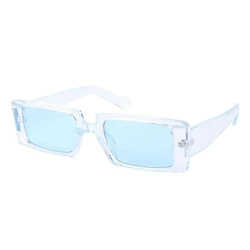 MPOWRX Kleiner quadratischer Rahmen Sonnenbrille Damen Brille UV 400 Schutz-5230-Blau Blau Blau von MPOWRX
