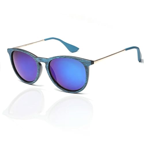MPOWRX Schutzbrille Herren Und Frauen Sonnenbrille mit Rand Anti-UV 400 Brille-4711-Hellblau von MPOWRX