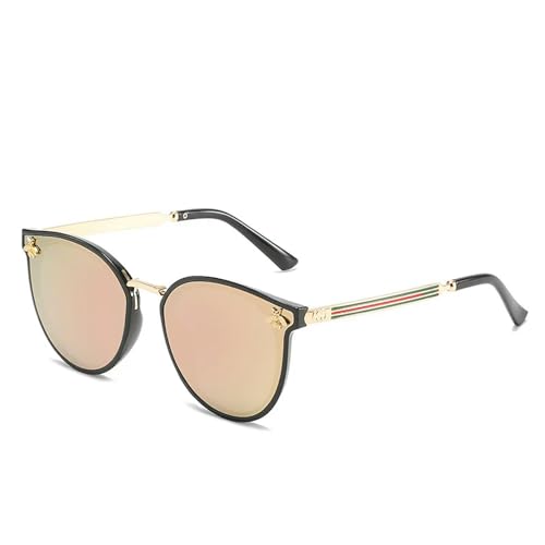 MPOWRX Sonnenbrille Frauen Quadratische Sonnenbrille für Damen Brillen Damen UV400-Orange-MULTI von MPOWRX