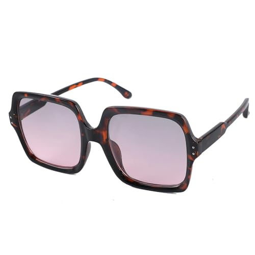MPOWRX Sonnenbrille für Damen Cat Eye Sonnenbrille Damen Classic Vintage Brille UV400-5245-Leopard rosa von MPOWRX