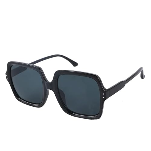 MPOWRX Sonnenbrille für Damen Cat Eye Sonnenbrille Damen Classic Vintage Brille UV400-5245-schwarz grau von MPOWRX