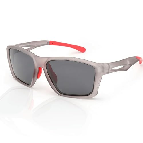 MPOWRX Sport Herren Sonnenbrille Damen Brille Outdoor Driving UV 400 Schutz-2360-grau von MPOWRX