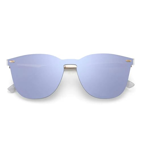 Randlose verspiegelte Sonnenbrille reflektierende Sonnenbrille für Frauen Männer UV400-c13-Andere von MPOWRX