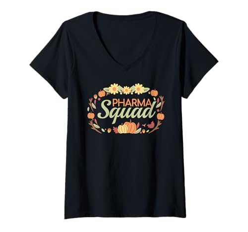 Damen Apotheke Apotheker Pharma Squad PTA PKA T-Shirt mit V-Ausschnitt Damen Apotheke Apotheker Pharma Squad PTA PKA T-Shirt mit V-Ausschnitt von MPSX Design - Pharmacy