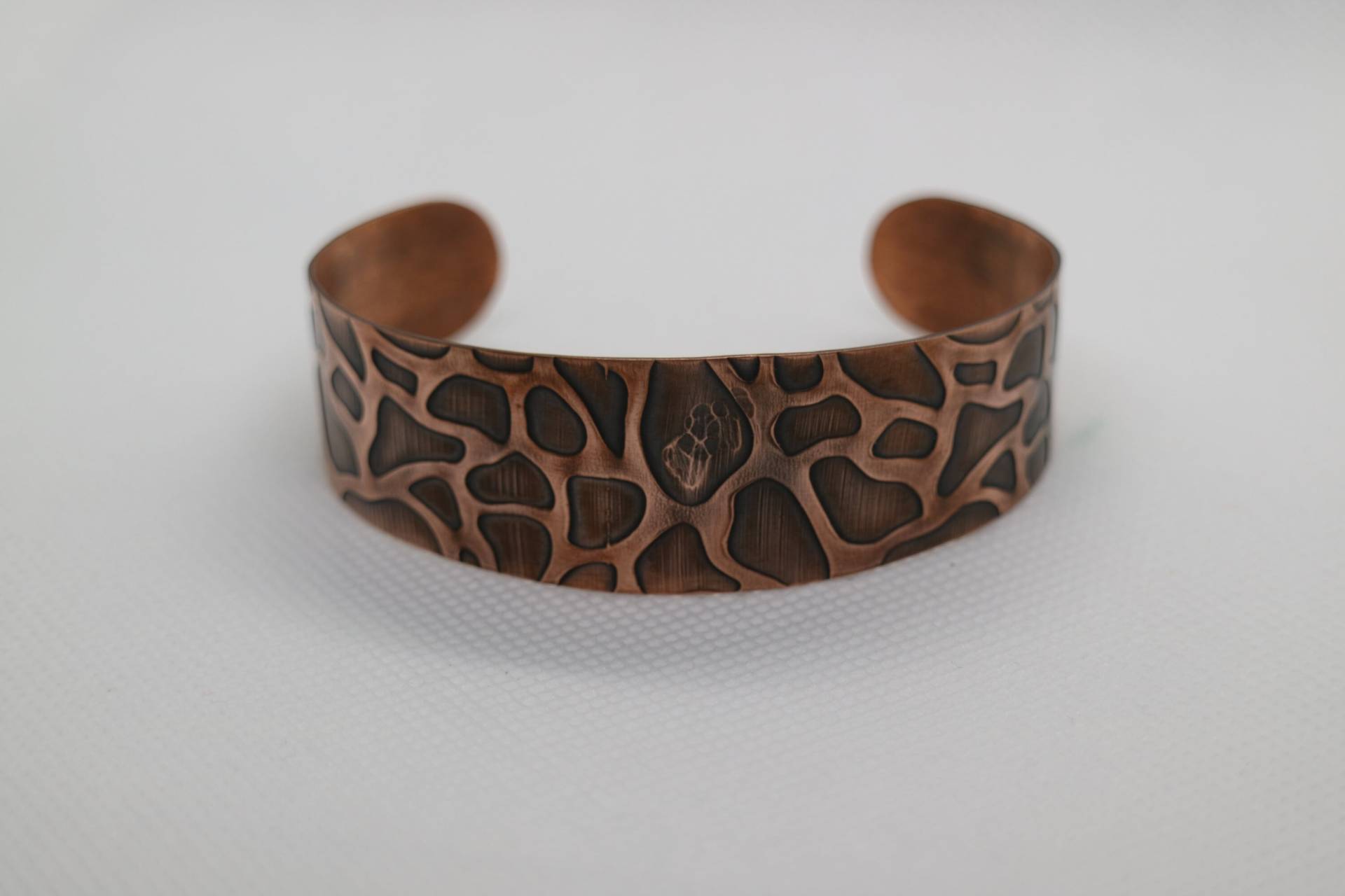3/4" Giraffe Gemusterte Kupfer Manschette Armband 3/4" Giraffe Gemusterte Kupfer Manschette Armband von MPmodels