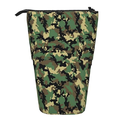 MQGMZ Camo Print Stehende Schreibwaren Tasche Fall Große Bleistift Tasche Schreibwaren Stift Tasche Für Teenager Mädchen von MQGMZ