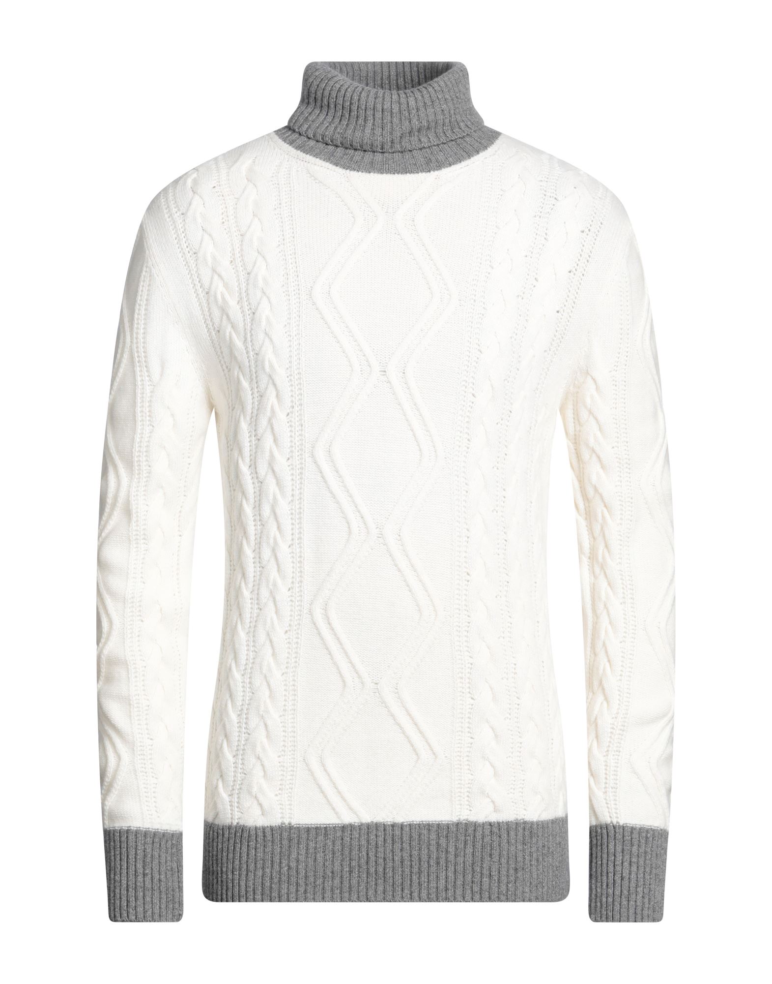 MQJ Rollkragenpullover Herren Elfenbein von MQJ