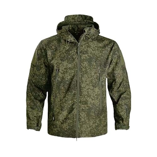 MQMYJSP Militärjacken Softshell Herrenbekleidung taktische winddichte Jagdjacke Mann Safari-Armeekampfjacken Russian CP XL von MQMYJSP