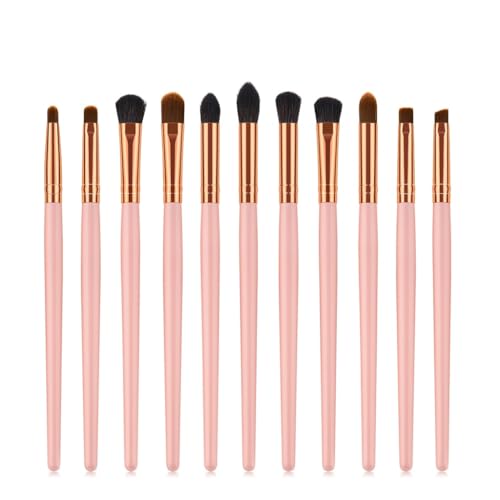 MQPALZKD 11 x Make-up-Pinsel Lidschatten Augenbrauenpinsel Holzgriff Puder Gold Make-up Werkzeug MQPALZKD 11 x Make-up-Pinsel Lidschatten Augenbrauenpinsel Holzgriff Puder Gold Make-up Werkzeug von MQPALZKD