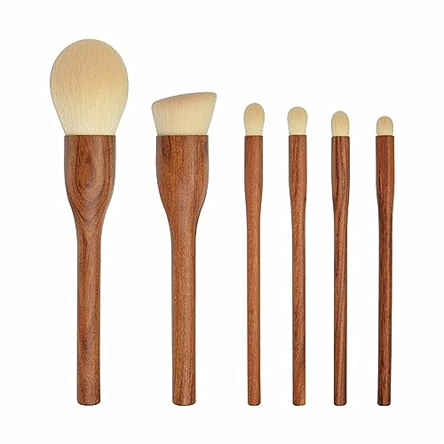 MQPALZKD 6pcs Sandelholz Make-up Pinsel Set Lose Puderpinsel Lidschatten Pinsel Weiche Vintage Pinsel MQPALZKD 6pcs Sandelholz Make-up Pinsel Set Lose Puderpinsel Lidschatten Pinsel Weiche Vintage Pinsel von MQPALZKD