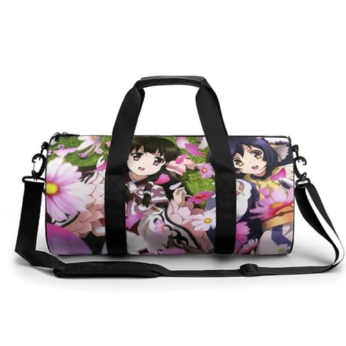 Anime-Mädchen Sport Duffel Bag Sporttasche Reisetasche Handgepäck Tasche Schwimmtasche Weekender Bag 45x23x23cm Anime-Mädchen Sport Duffel Bag Sporttasche Reisetasche Handgepäck Tasche Schwimmtasche Weekender Bag 45x23x23cm von MQPYWLH