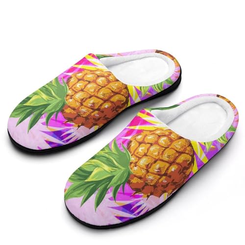 MQPYWLH Ananasfarbe Hausschuhe Damen Warme Kunstwolle Memory Foam Slippers Rutschfeste Pantoffeln MQPYWLH Ananasfarbe Hausschuhe Damen Warme Kunstwolle Memory Foam Slippers Rutschfeste Pantoffeln von MQPYWLH
