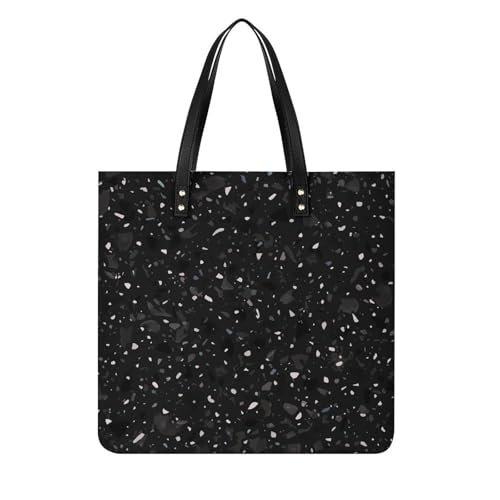 MQPYWLH Blütenblätter Nachthimmel Damen Shopper Handtasche Umhängetasche Schultertasche Für Büro Schule Einkauf 39x39cm von MQPYWLH