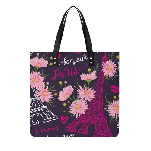 MQPYWLH Blumenturm Damen Shopper Handtasche Umhängetasche Schultertasche Für Büro Schule Einkauf 39x39cm MQPYWLH Blumenturm Damen Shopper Handtasche Umhängetasche Schultertasche Für Büro Schule Einkauf 39x39cm von MQPYWLH