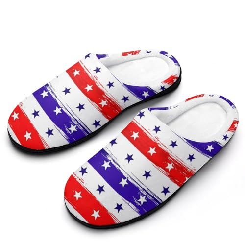 MQPYWLH Hausschuhe Damen Warme Kunstwolle Memory Foam Slippers Rutschfeste Pantoffeln von MQPYWLH