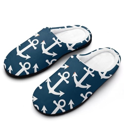MQPYWLH Marineblau Hausschuhe Damen Warme Kunstwolle Memory Foam Slippers Rutschfeste Pantoffeln MQPYWLH Marineblau Hausschuhe Damen Warme Kunstwolle Memory Foam Slippers Rutschfeste Pantoffeln von MQPYWLH