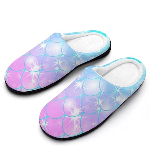 MQPYWLH Meerjungfrauen-Schuppe Hausschuhe Damen Warme Kunstwolle Memory Foam Slippers Rutschfeste Pantoffeln MQPYWLH Meerjungfrauen-Schuppe Hausschuhe Damen Warme Kunstwolle Memory Foam Slippers Rutschfeste Pantoffeln von MQPYWLH