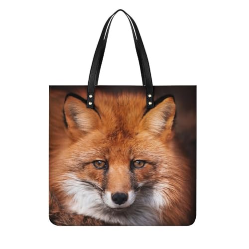 MQPYWLH Roter Damen Shopper Handtasche Umhängetasche Schultertasche Für Büro Schule Einkauf 39x39cm von MQPYWLH