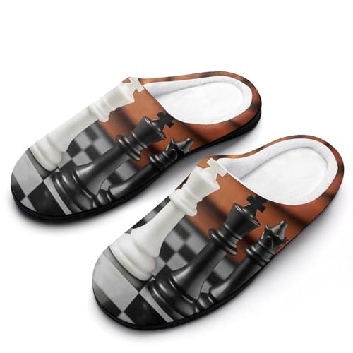 MQPYWLH Schach Hausschuhe Damen Warme Kunstwolle Memory Foam Slippers Rutschfeste Pantoffeln MQPYWLH Schach Hausschuhe Damen Warme Kunstwolle Memory Foam Slippers Rutschfeste Pantoffeln von MQPYWLH