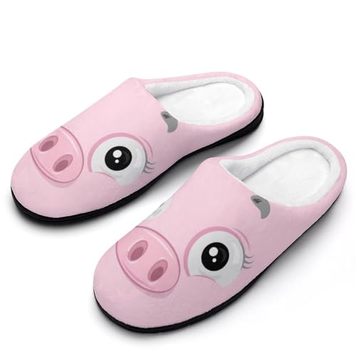 MQPYWLH Schweine-Cartoon Hausschuhe Damen Warme Kunstwolle Memory Foam Slippers Rutschfeste Pantoffeln MQPYWLH Schweine-Cartoon Hausschuhe Damen Warme Kunstwolle Memory Foam Slippers Rutschfeste Pantoffeln von MQPYWLH