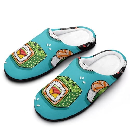 MQPYWLH Süßes Sushi Hausschuhe Damen Warme Kunstwolle Memory Foam Slippers Rutschfeste Pantoffeln MQPYWLH Süßes Sushi Hausschuhe Damen Warme Kunstwolle Memory Foam Slippers Rutschfeste Pantoffeln von MQPYWLH