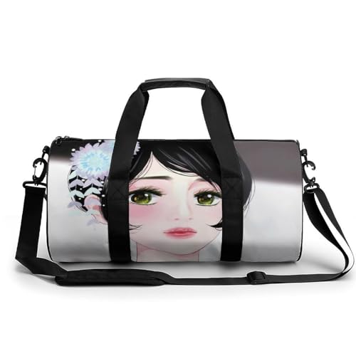 Mädchen Sanft Sport Duffel Bag Sporttasche Reisetasche Handgepäck Tasche Schwimmtasche Weekender Bag 45x23x23cm Mädchen Sanft Sport Duffel Bag Sporttasche Reisetasche Handgepäck Tasche Schwimmtasche Weekender Bag 45x23x23cm von MQPYWLH