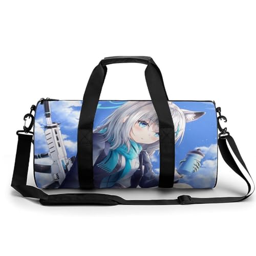 Süßes Mädchen Sport Duffel Bag Sporttasche Reisetasche Handgepäck Tasche Schwimmtasche Weekender Bag 45x23x23cm Süßes Mädchen Sport Duffel Bag Sporttasche Reisetasche Handgepäck Tasche Schwimmtasche Weekender Bag 45x23x23cm von MQPYWLH