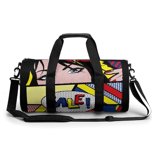 Mädchen Sport Duffel Bag Sporttasche Reisetasche Handgepäck Tasche Schwimmtasche Weekender Bag 45x23x23cm von MQRBFLM