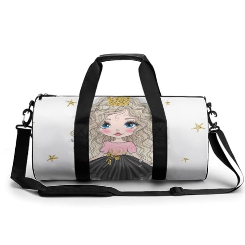 Mädchen Sport Duffel Bag Sporttasche Reisetasche Handgepäck Tasche Schwimmtasche Weekender Bag 45x23x23cm Mädchen Sport Duffel Bag Sporttasche Reisetasche Handgepäck Tasche Schwimmtasche Weekender Bag 45x23x23cm von MQRBFLM