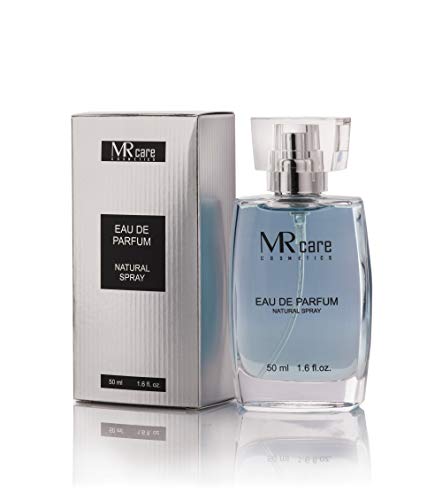 MR Care Cosmetics Eau de Parfum Black/Silver 50 ml - sportlich eleganter Herren-Duft, intensive Frische von Bergamotte mit Jasmin und Patchouli von MR care Cosmetics