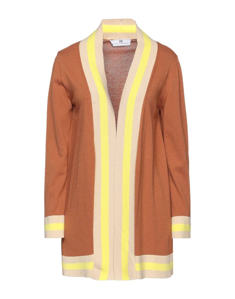 MR MASSIMO REBECCHI Strickjacke Damen Braun von MR MASSIMO REBECCHI