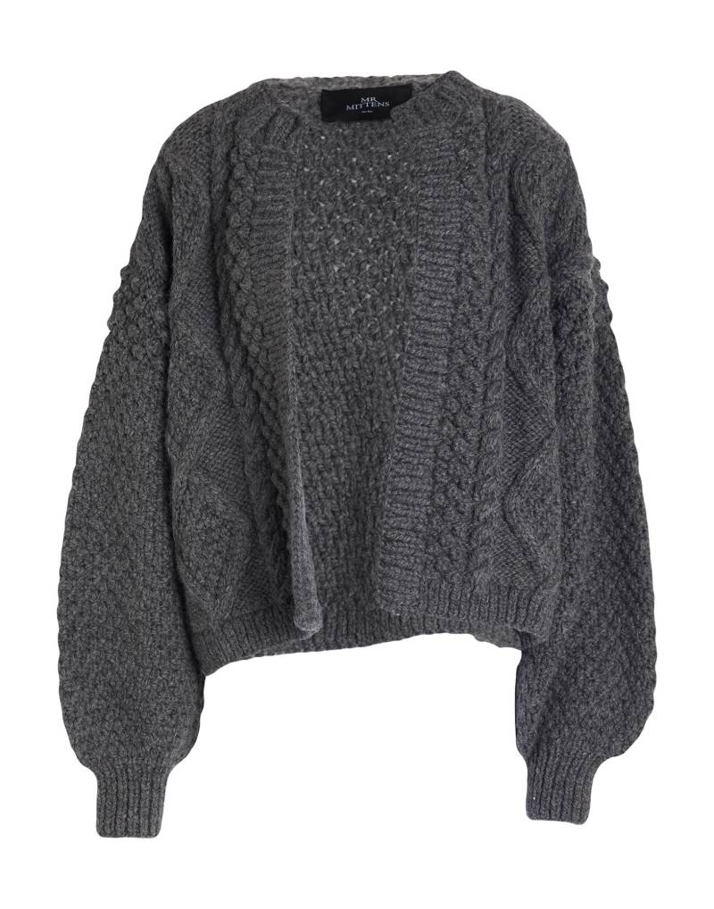 MR MITTENS Strickjacke Damen Grau von MR MITTENS