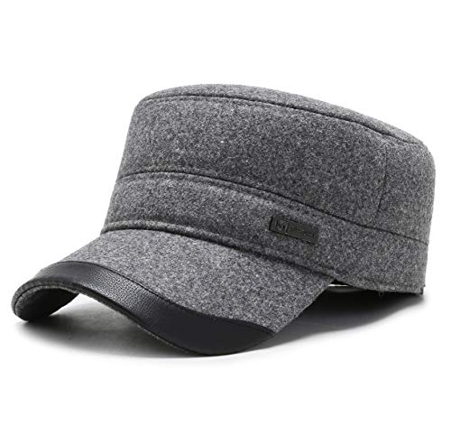 MRACSIY Herren Baseball Cap Wintermütze 57-61cm (Grau 12) von MRACSIY